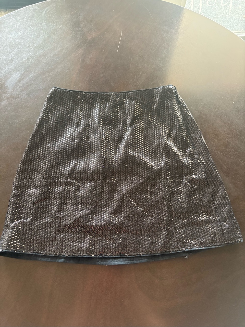 Abercrombie and Fitch black sequin skirt